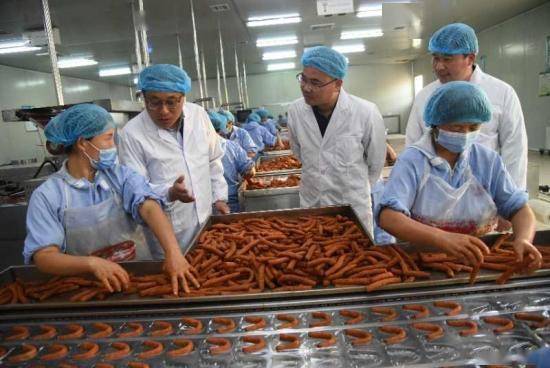 杞縣裴村店鄉(xiāng) 食品生產(chǎn)車間里的勞動(dòng)剪影